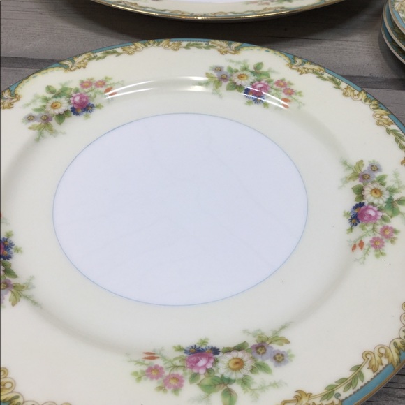 Vintage Noritake China Japan Moreton Blue Floral - Picture 4 of 8